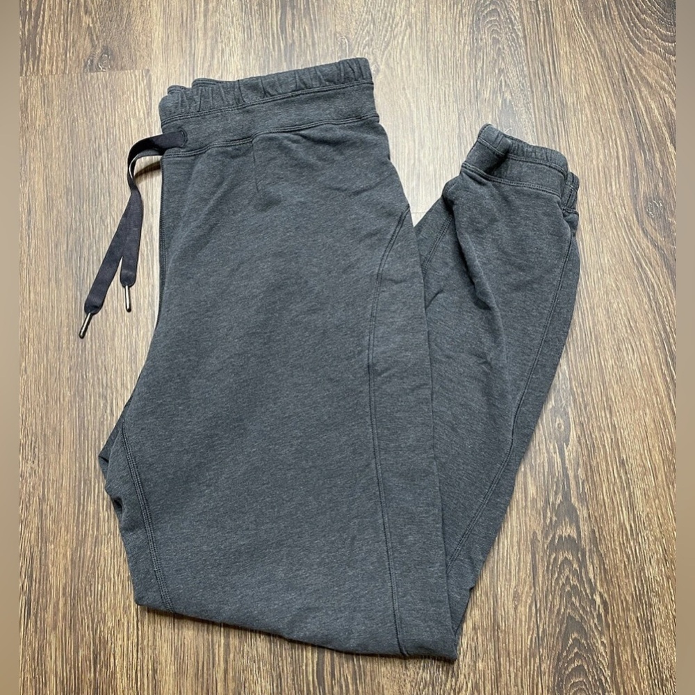 LULULEMON Womens Sweatpants Dark Gray  Pull On READY TO RULU Jogger